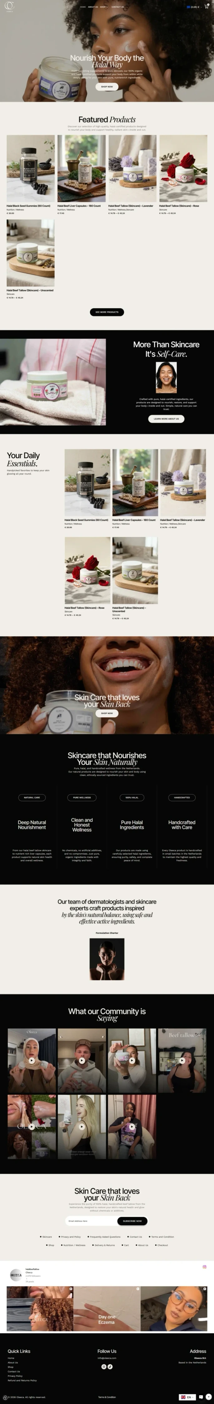 Oleeca — Skin Brand