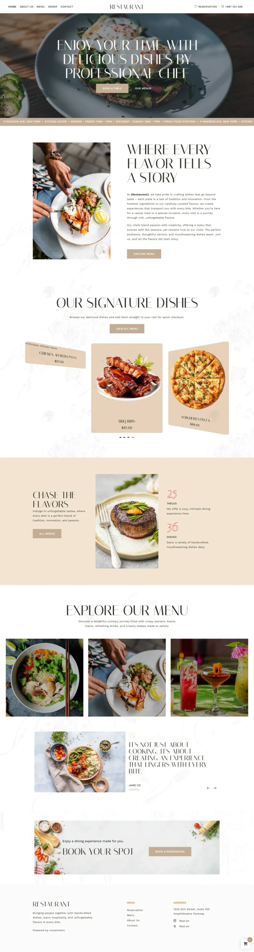 The Flavor — Restaurant